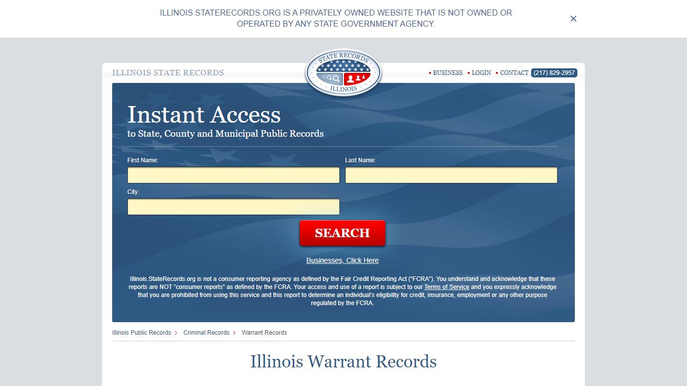 Illinois Warrant Search | StateRecords.org